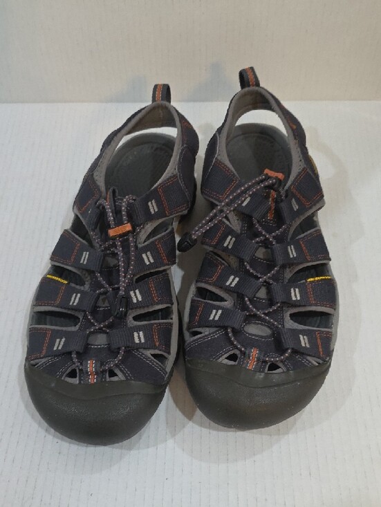 Keen Men\'s Navy and Orange Closed-Toe Adventure Sandals Size 12 main image 6